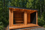 Silver Star Luxury Outdoor Cedar Sauna | Fully Insulated Handcrafted Sauna by NW Immersion - NW Immersion
